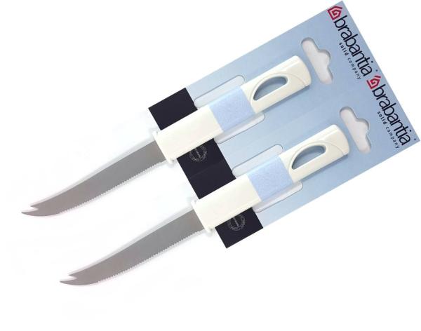 2er Set  Tomatenmesser mit Wellenschliff